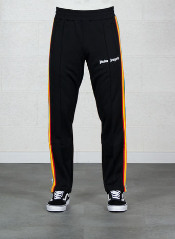 PANTALONE RAINBOW TRACK PANTS, BLACK/MULTI, small