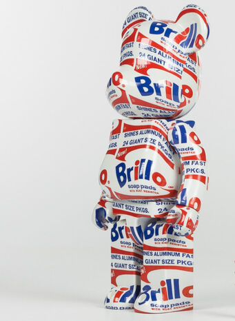 BEARBRICK 1000% ANDY WARHOL, 1000BRILLO, small
