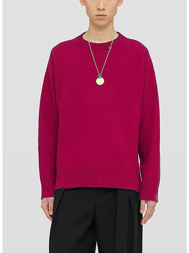 PULLOVER CN LS, 521 DRAGON FRUIT, large