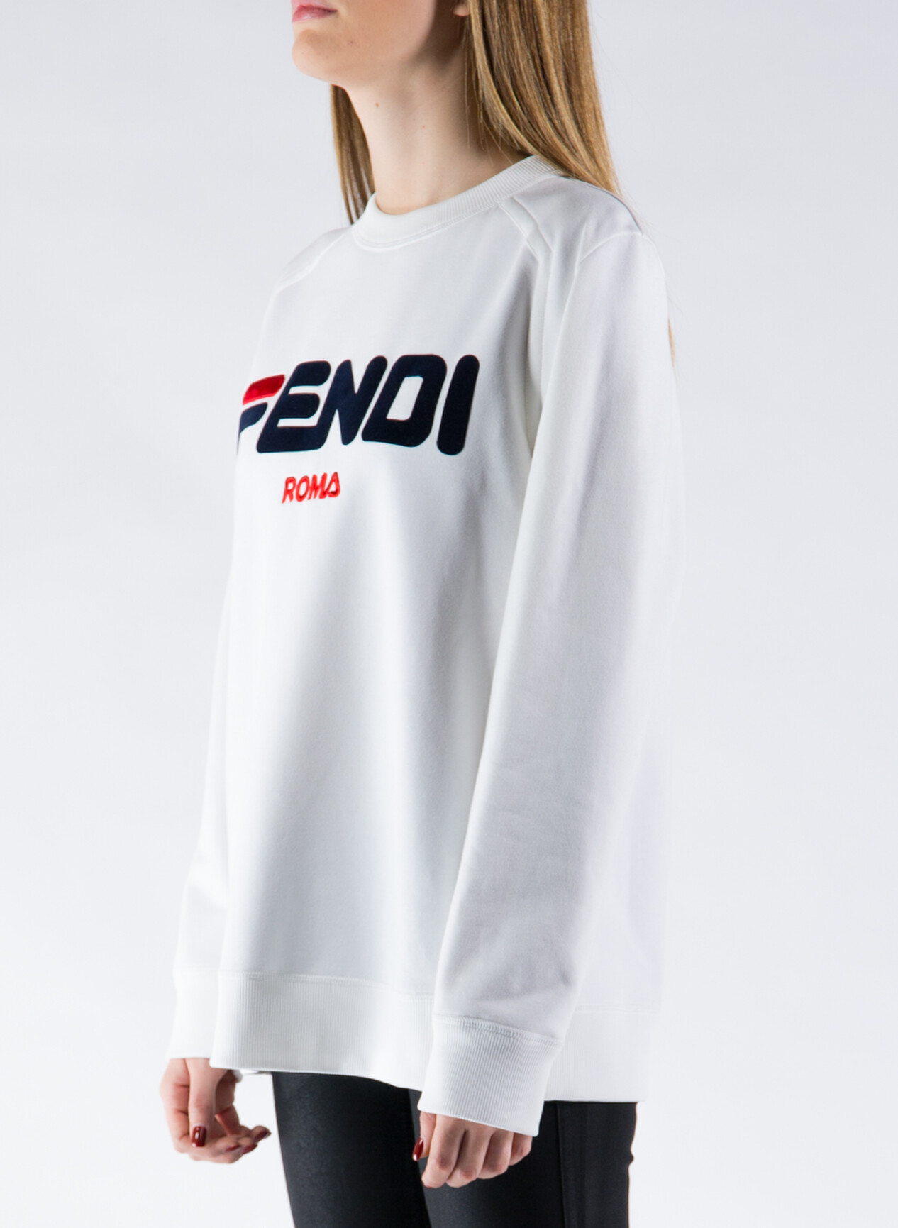 FENDI FELPA CON LOGO White Woman | Susi