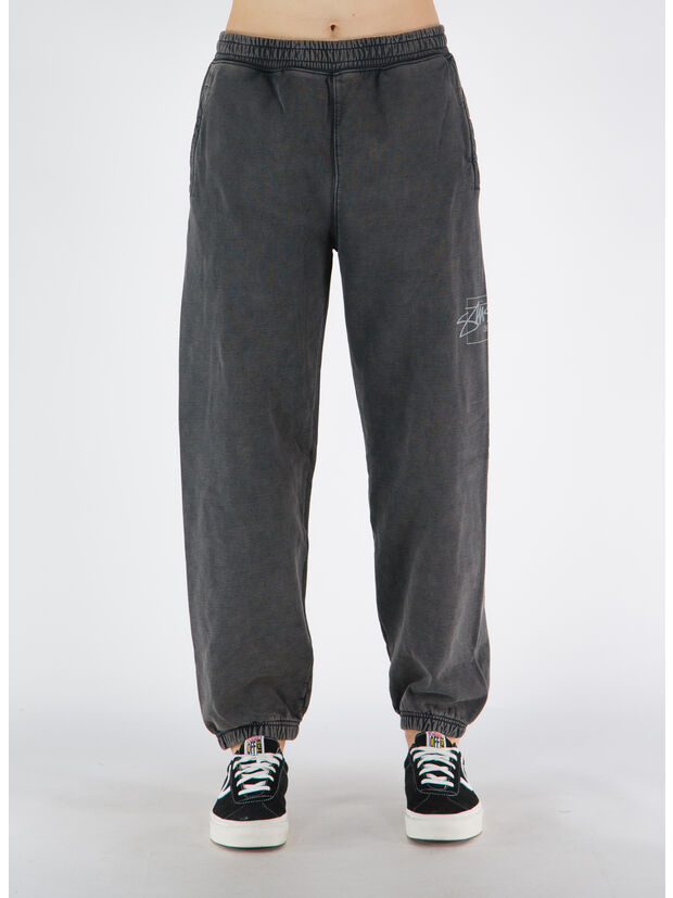 PANTALONE DYED STUSSY DESIGNS, BLACK, large