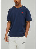 T-SHIRT UNI-SSENTIALS COTTON TEE, NGO NATURAL INDIGO, thumb