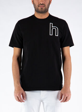 T-SHIRT MATT HEAVY JERSEY, T0002BLACK, small