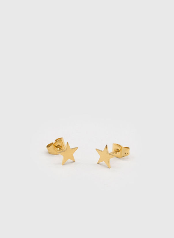 ORECCHINI KUKO EARRINGS STAR, GOLD, large