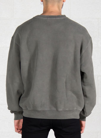 FELPA CREWNECK, GRAVEL, small