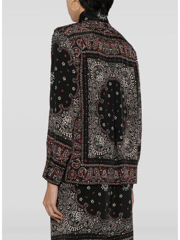 CAMICIA UTILITY BLOUSE, BLBA BLACK BANDANA, small