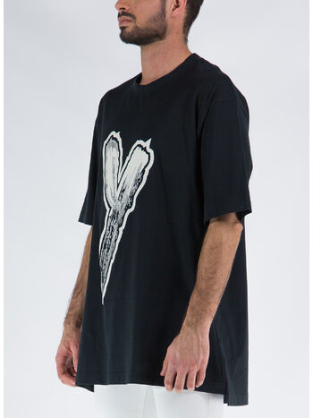 T-SHIRT LOGO GFX TEE, BLACK, small