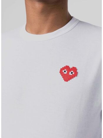 T-SHIRT PLAY, WHITE, small