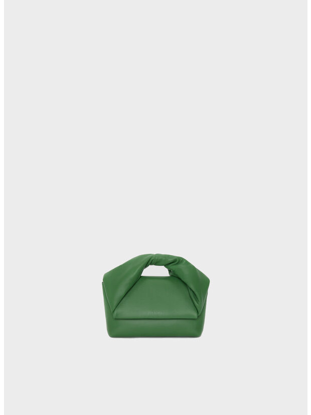 BORSA IN PELLE TWISTER MIDI, 497 BRIGHT GREEN, large