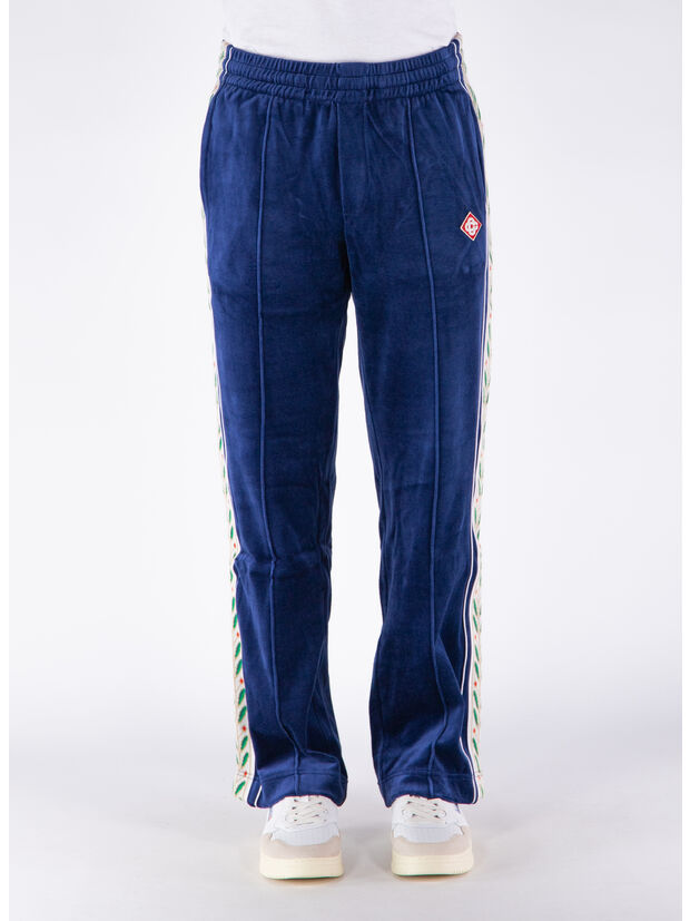 PANTALONE VELOUR LAUREL, NAVY, large