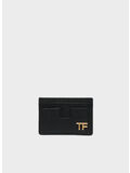 PORTACARTE SOFT GRAIN LEATHER TLINE, 1N001 BLACK, thumb