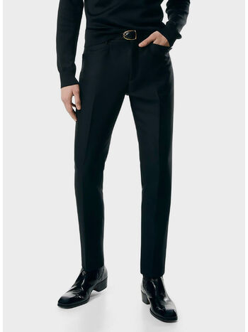PANTALONE TECHNO GABARDINE ATTICUS WESTERN, LB999 BLACK, small