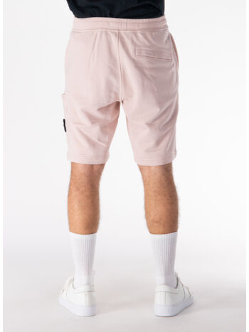 SHORTS CARGO ORGANIC COTTON FLEECE, V0082 ROSA ANTICO, small