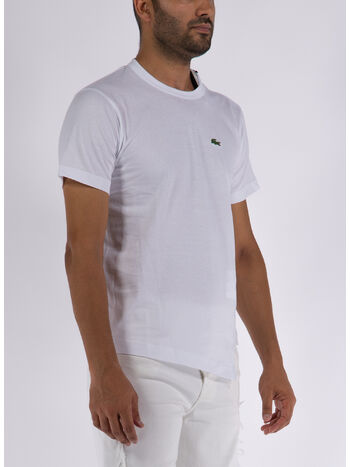 T-SHIRT KNIT X LACOSTE, WHITE, small