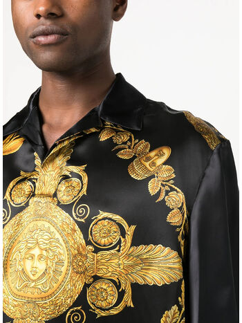 CAMICIA INFORMAL SHIRT STAMPA HERITAGE, 5B000, small