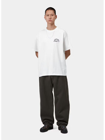 T-SHIRT ARCH SCRIPT, 12KXX WHITE/DARK NAVY, small