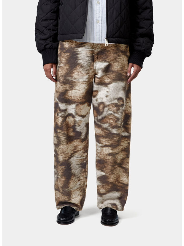 PANTALONE BRANDON SINGLE KNEE, 38W06 WILD DOG PRIN STONE WASHED, large