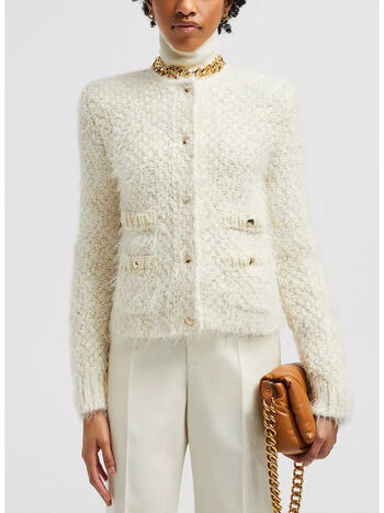 CARDIGAN IMBOTTITO IN LANA, 034, small