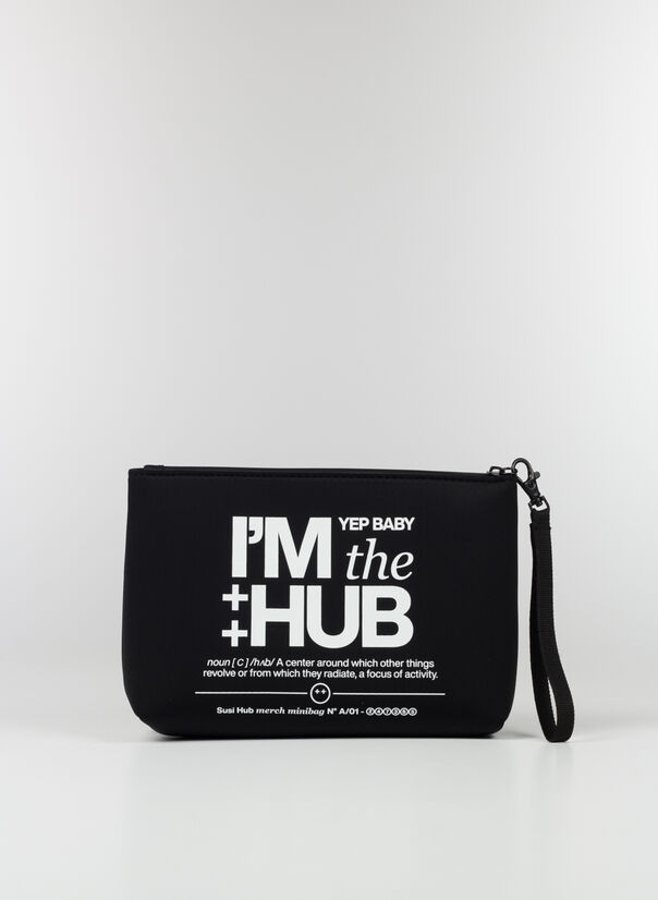 POCHETTE I'M THE HUB, BLACKWHITE, large