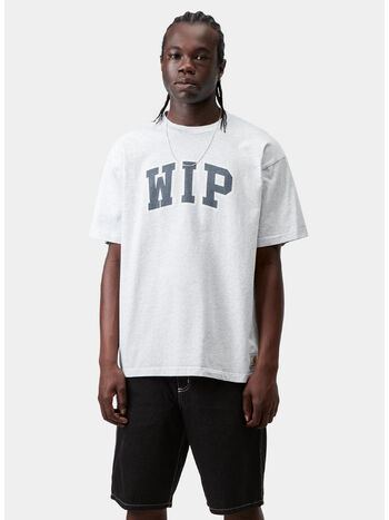 T-SHIRT WIP III, 48260 Ash Heather, heavy stone wash, small