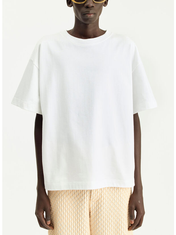 T-SHIRT ATELIER, HEAVY WHITE COTTON, large
