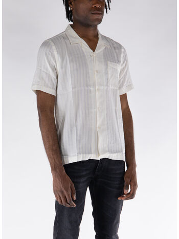 CAMICIA SHORTSLEEVE ROAD, ECRU, small