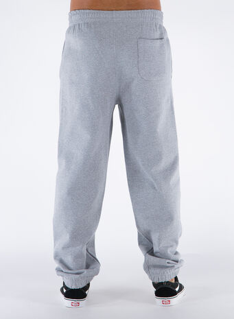 PANTALONE OVERDYED STOCK LOGO, GREYHEATHER, small