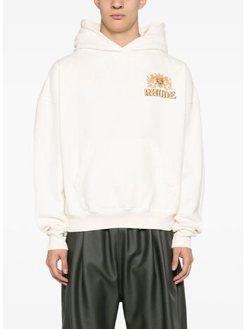 FELPA HOODIE CRESTA CIGAR, 0611 VTG WHITE, small