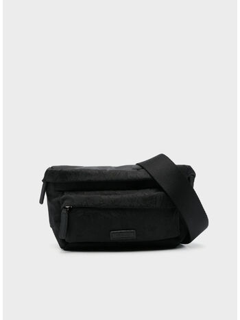 MARSUPIO SMALL NEO NYLON, 1B00E BLACK RUTHENIUM, small