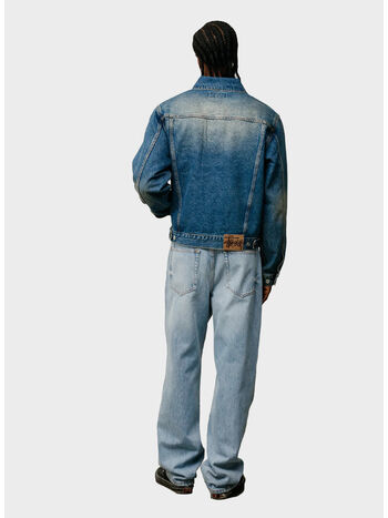 GIUBBOTTO TRUCKER DENIM, 0569 DARK WASH INDIGO, small