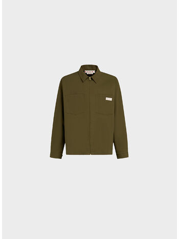 CAMICIA FULL ZIP WORKWEAR, UTC310 LEAV GREEN, small