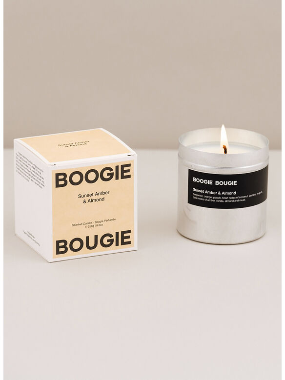 CANDELA PROFUMATA SUNSET AMBER & ALMOND, Sunset Amber & Almond, medium
