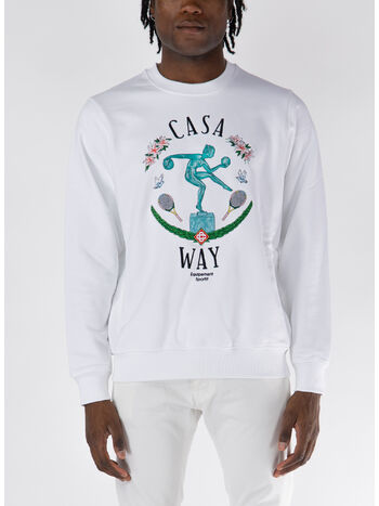 FELPA GIROCOLLO STATUE EN MARBRE EMBROIDERED, STATUE EN MARBRE, small