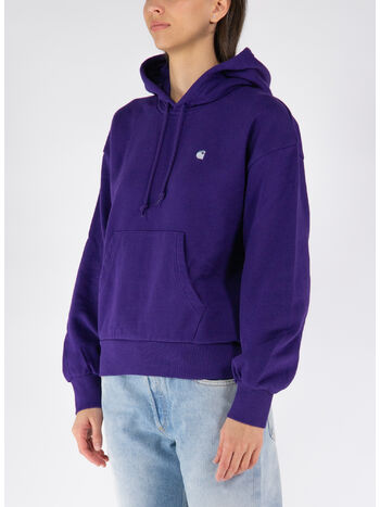 FELPA HOODED CASEY, 1ZKXX TYRIAN/SILVER, small