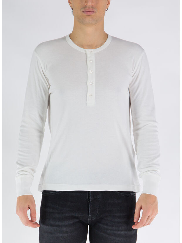 T-SHIRT FLUID RIB LS HENLEY, AW002, large