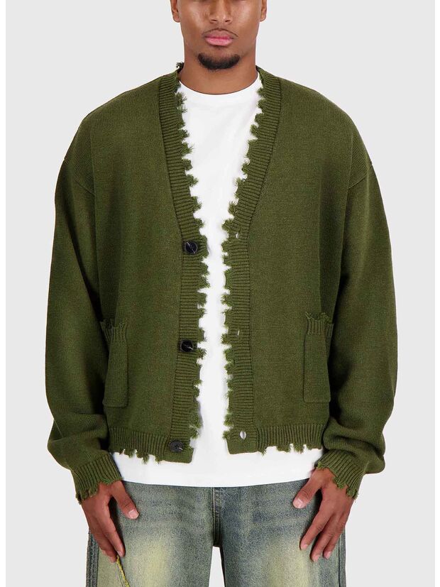 CARDIGAN JELANI, KHAKI, large