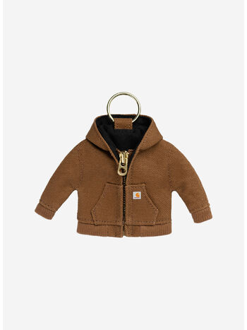 PORTACHIAVE MINI GIUBBOTTO ACTIVE UNISEX, HZXX HAMILTON BROWN, small