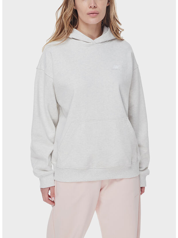 FELPA HOODIE ATHLETIC, 124 SEA SALT HEATHER, large