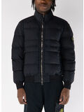 GIUBBOTTO BOMBER CON PATCH LOGO, V0029 BLACK, thumb