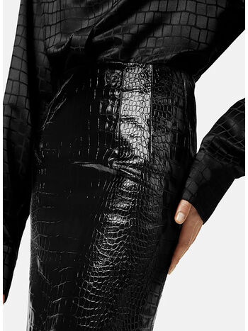 GONNA CROCODILE PRINT, 1B000 BLACK, small