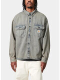 CAMICIA TIGAN, 3FUGD BLUE/LEATHER, thumb