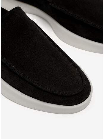 MOCASSINO IN SUEDE, 001 BLACK, small