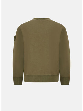 FELPA GIROCOLLO, V0054 MILITARY GREEN, small