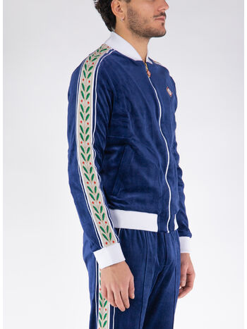 FELPA VELOUR LAUREL, NAVY, small