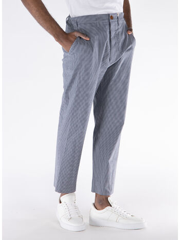 PANTALONE CROPPED CRUISE, P204 GINGHAM , small