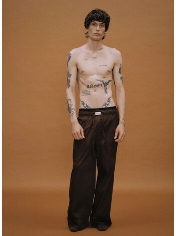 PANTALONE PAJAMA UNISEX, 6235 BRUNETTE, small