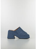 SCARPA RETRO FLATFORM WEDGE MULE, 630 DENIM, thumb