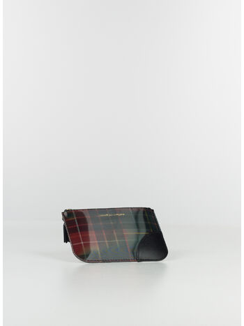 PORTAFOGLIO LENTICULAR TARTAN UNISEX, RED/GREEN, small
