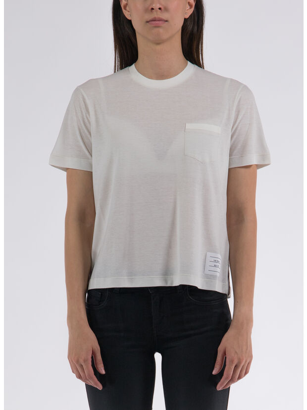 T-SHIRT SHORT SLEEVE POCKET TEE, 113 NATURAL WHITE, large