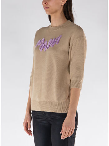 MAGLIONE GIROCOLLO CON LOGO, 00W29, small